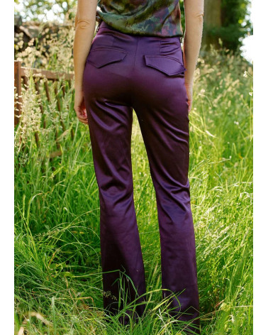 PANTALON EN SATIN CLOE
