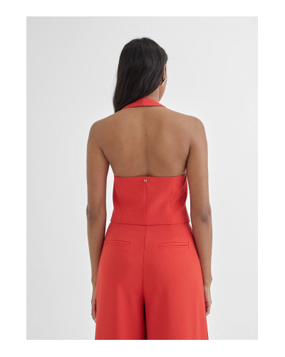 VESTE SANS MANCHES DOS NU