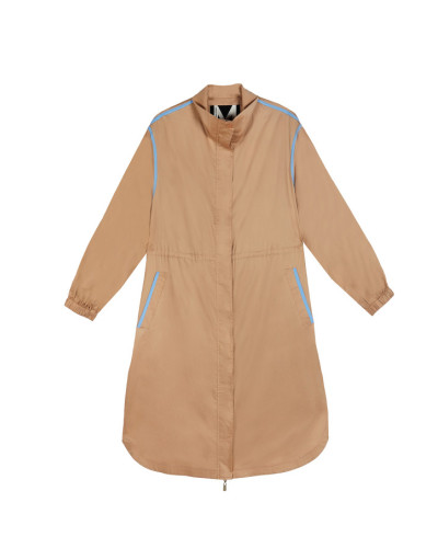 TRENCH BEIGE AVEC EMPIÈCEMENTS