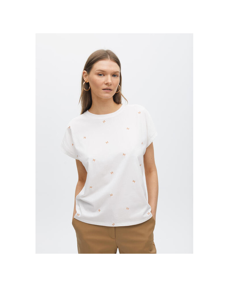 T-shirt M avec broderie logo