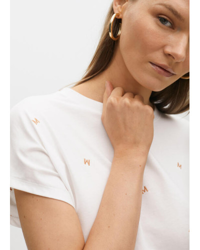 T-shirt M avec broderie logo