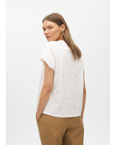 T-shirt M avec broderie logo