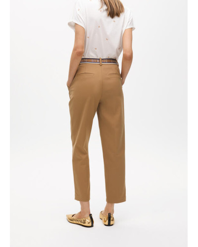 PANTALON CHINO AVEC LOGO ÉLAST
