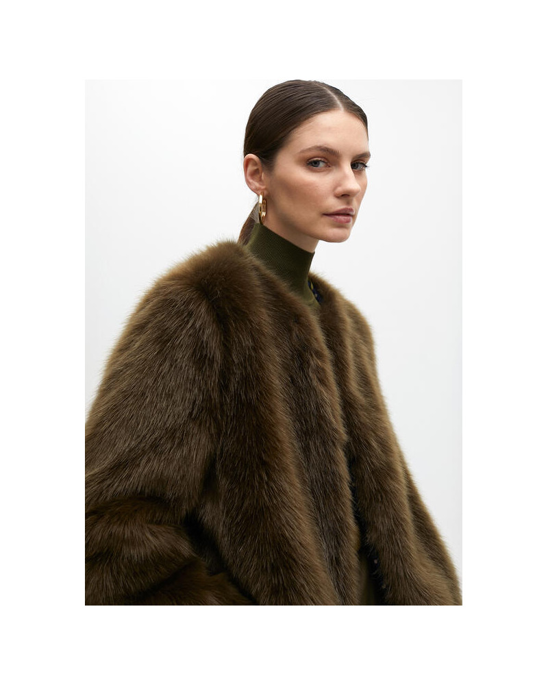 VESTE  FAUSSE FOURRURE LC