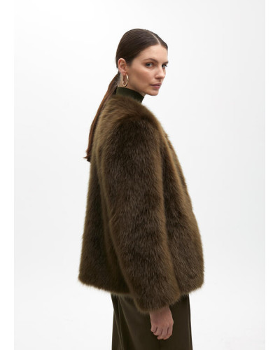 VESTE  FAUSSE FOURRURE LC