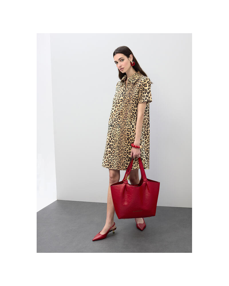 ROBE CHEMISE COURTE IMPRIMÉE L