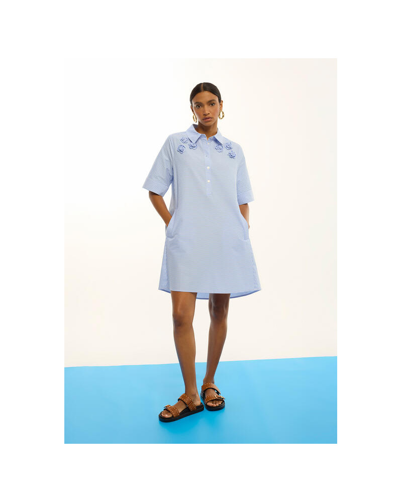 ROBE CHEMISE POPELINE