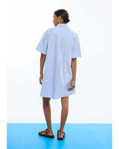 ROBE CHEMISE POPELINE