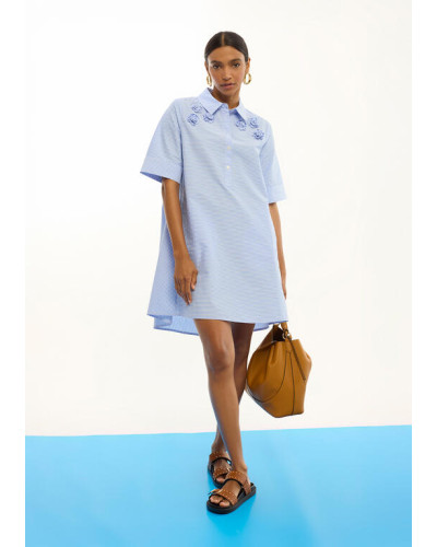 ROBE CHEMISE POPELINE