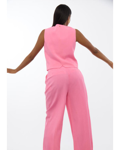 PANTALON PALAZZO A PINCES LC