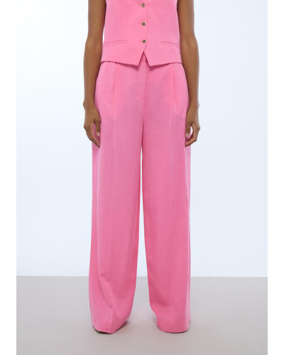 PANTALON PALAZZO A PINCES LC