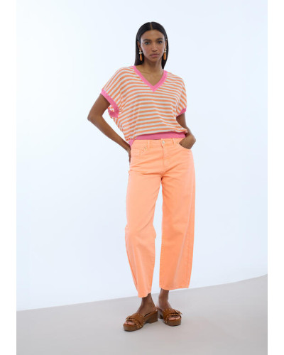 PANTALON CAROTTE FLUO LC
