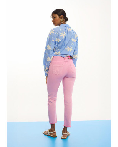 PANTALON ÉVASÉ AVEC BOUTONS LC