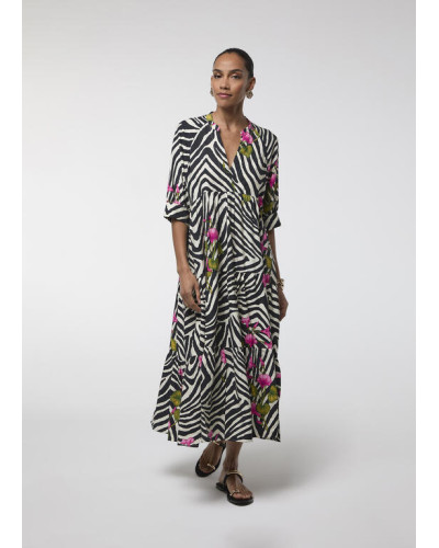 ROBE LONGUE ZEBRE LOLA C