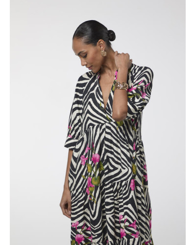 ROBE LONGUE ZEBRE LOLA C