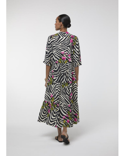 ROBE LONGUE ZEBRE LOLA C