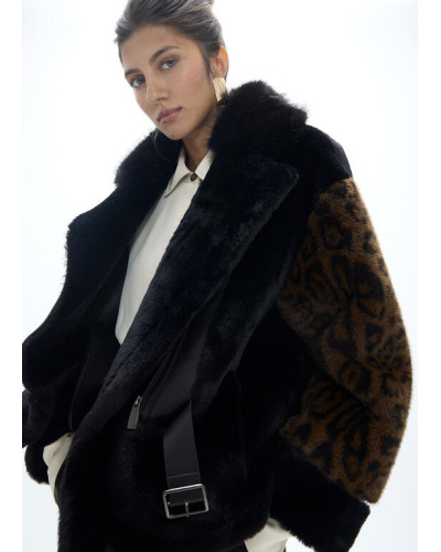 MANTEAU COURT FOURRURE LC