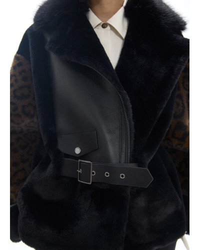 MANTEAU COURT FOURRURE LC
