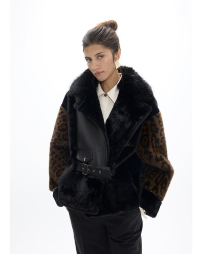 MANTEAU COURT FOURRURE LC