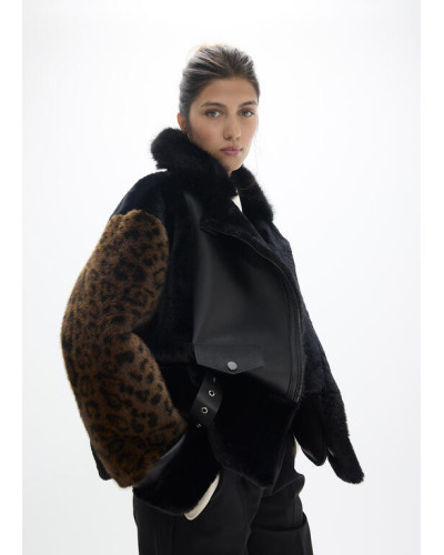 MANTEAU COURT FOURRURE LC