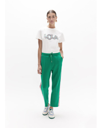 PANTALON JOGGER À BANDE LATÉRA