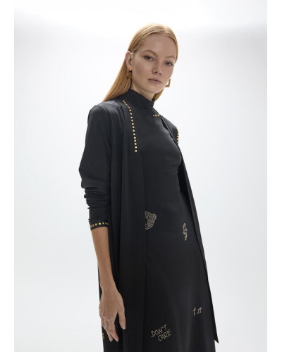 CARDIGAN LONG A CLOUS LC